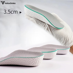 Plantillas de aumento de altura de espuma viscoelástica de Gel EVA PU para hombres y mujeres, insertos de zapatos de elevación de talón, soporte de arco, cojín de silicona - Product Image 5
