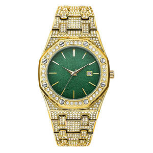 Reloj de Pulsera Unisex de Lujo 2025 con Cristal de Zafiro y Cuarzo, con Incrustaciones de Diamantes, Correa de Cuero de 22 mm, Resistente al Agua para Hombre y Mujer - Product Image 1