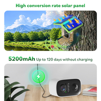 Mangeoire à oiseaux solaire avec caméra, application HiBirds, WiFi, mangeoire automatique intelligente pour oiseaux de jardin en extérieur