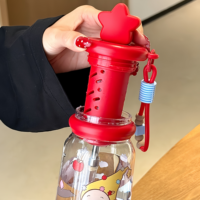 Nouvelle gourde pour enfants en Tritan, motif dessin animé, haute qualité, anti-fuite, facile à transporter, avec infuseur à thé, compatible lave-vaisselle, pour la rentrée scolaire