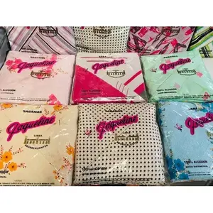 Parure de lit Paqueline double, 100% coton, imprimé géométrique, pour la maison - Product Image 5