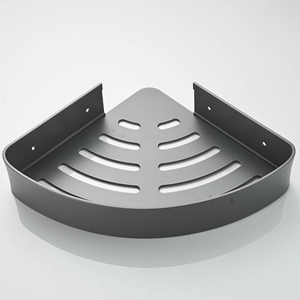 Wall Mounted Triangular Basket Aluminum Thick Bathroom Shelf Black Shelf <strong>Kitchen</strong> Bathroom Storage Space Wall <strong>Shower</strong> - Product Image 6