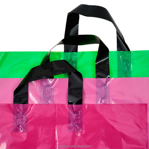 Sac en plastique souple LDPE avec poignée pour livres de bibliothèque, matériel de <span class=keywords><strong>prêt</strong></span>, kits de lecture, retour de documents, transport portable, logo personnalisé, sac LDPE - Product Image 6