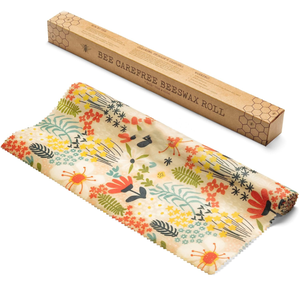 ผ้าฝ้ายขี้ผึ้งผึ้งใช้ซ้ำได้100ซม. ม้วนเก็บขนมปังขายส่งห่อรักษาเป็นมิตรต่อสิ่งแวดล้อมสำหรับขนมขบเคี้ยว - Product Image 1