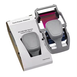 Ruban couleur YMCKO <span class=keywords><strong>Zebra</strong></span> Original 800300-250CN pour imprimante de cartes <span class=keywords><strong>Zebra</strong></span> <span class=keywords><strong>ZC100</strong></span>/<span class=keywords><strong>300</strong></span>, vente chaude - Product Image 1