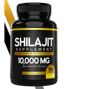 OEM Shilajit Supplement 10000mg per portie, maximale sterkte, 150 capsules, zeewier, zwarte komijn, kurkuma, klis, multimineralen - Product Image 4