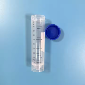 Laboratório estéril ou não estéril 50ml Flat Bottom Self-standing <span class=keywords><strong>Centrifuge</strong></span> <span class=keywords><strong>Tube</strong></span> com escala e área de escrita - Product Image 3