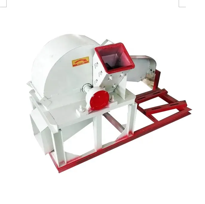 Draagbare Hoge Capaciteit Boom Log Houttak Shredder Zaagsel Chips Maken Machine Elektromotor Dieselmotor Hout Crusher