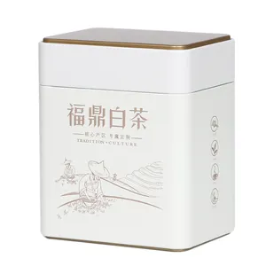Star Packaging Tinplate Coffee Tea Box Peppermint <strong>Sweets</strong> Frosted <strong>Tin</strong> Box Small Metal Square Mint Package Recycled Materials - Product Image 1