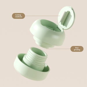 Triturador y Cortador de <span class=keywords><strong>Pastillas</strong></span> Portátil Multifuncional de Plástico con Caja Pequeña para Dispensar Medicamentos - Product Image 1