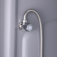 Cabine de douche portable en plastique pour chantier de construction, toilettes mobiles, portable en extérieur