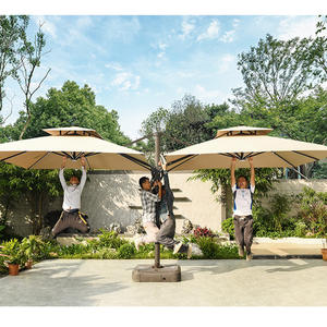Paraguas extra grande de cuatro tamaños, muebles de jardín, parasol de playa, sombrilla tailandesa para exteriores, balinés, 3x6M, paraguas de salón exterior de 12 pies - Product Image 2