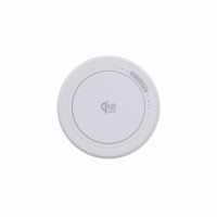 Chargeur de voiture magnétique sans fil 25W TEC avec refroidissement, support de bureau et fixation sur grille d'aération 2-en-1, compatible avec les normes de charge sans fil