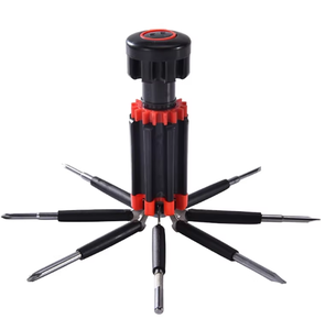 Hot Sale 8-in-1 LED Light Multi-Function Portable <b>Screwdriver</b> Industrial Grade Outdoor Repair <b>Set</b> for Car Use Plastic Handle 8-i - Product Image 1