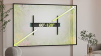 BARU Penyangga TV SPCC Terlaris untuk VESA 1000*600MM Dudukan TV Ekstra Besar Cocok untuk Layar 60"-120" Dudukan TV Miring untuk 150kg