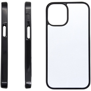 Momotech DIY 2D 3D Matte Cạnh Cao Su Trường Hợp Đối Với <span class=keywords><strong>iPhone</strong></span> 12 13 Pro Max Mini Trắng Tấm Chèn Thăng Hoa Điện Thoại Bìa - Product Image 2
