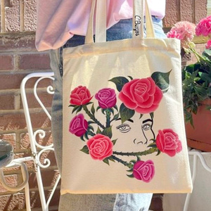 Cosmetic Storage Bag Custom Cotton <b>Canvas</b> Tote Bag Cotton <b>Canvas</b> Bag Reusable Shopping - Product Image 2