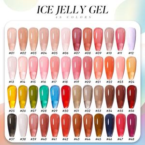 JTING Nueva Colección de Esmaltes de Uñas en Gel Jelly Nude de 48 Colores con Caja de Regalo, Libro de Colores y Muestras Gratis - Product Image 5