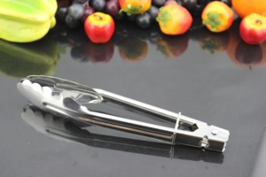 Pince de cuisine pour barbecue en acier inoxydable avec clip de verrouillage - Product Image 3