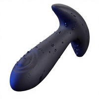 Masseur vibrant double face en silicone avec télécommande, multifréquence, plug anal clitoridien, 100 % étanche, toucher réel