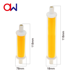 Lámpara LED AWL R7S COB, Tubo de Vidrio de 118 mm, Bombilla COB R7S Tipo Maíz, Reemplazo de Luz Halógena, Bombilla LED AC 230V, Lámpara R7S de Cerámica - Product Image 4
