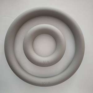 แหวนยกน้ำหนักซิลิโคนสำหรับฟิตเนส แหวนออกกำลังกาย ดัมเบลแบบวงแหวน เคตเทิลเบล สำหรับโยคะและการฝึกความแข็งแรง - Product Image 4