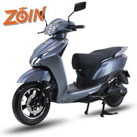 Skuter Listrik Kecepatan Tinggi ZOIN CS Cai Shen 72V 1500W Motor Kecepatan Maksimum 65km/jam Kendaraan Antar Makanan Harga Pabrik Grosir