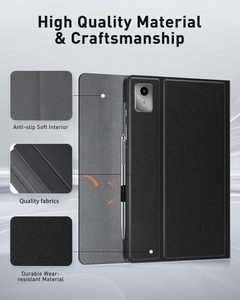 Ailestecca trường hợp máy tính bảng với bàn phím không dây cho Lenovo Tab M11 2024 <span class=keywords><strong>Slim</strong></span> PU Leather Bìa trường hợp với chủ bút chì - Product Image 4