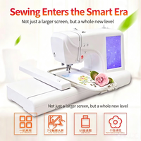 Machine à broder informatisée entièrement automatique pour la broderie de vêtements à domicile