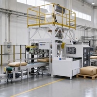 Machine d'emballage automatique de riz ZIapack ZL-25k, ligne de pesage et d'emballage de 25 à 50 kg