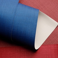 Papier peint en PVC texturé résistant au feu pour les murs d'accent de chambre d'hôtel de luxe
