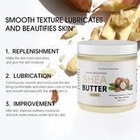 Label Kustom, Losion Tubuh Shea Butter, Pelembap Organik Murni |   Kaya akan Vitamin A dan E, Melembapkan dan Memperbaiki Kulit