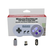 Mando inalámbrico USB y snes, 2,4g, para SNES classic mini y PC, Android,Raspberry
