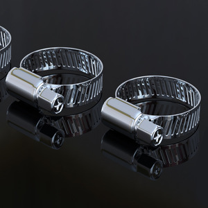 Abrazaderas de manguera de acero inoxidable tipo O de 13-19 mm para tuberías de agua, mangueras de aire y mangueras de pistola de agua - Product Image 1