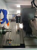 Mini máquina de torno CNC de precisión de China, torneado de cama inclinada pequeña para torno de tipo suizo, Mini centro de torneado