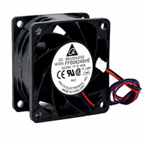 Nouveau ventilateur de refroidissement d'onduleur Delta 6038 FFB0624SHE 24V 0.40A BR00 d'origine, ventilateur axial DC à roulement à billes, grand volume d'air, ventilateur d'extraction