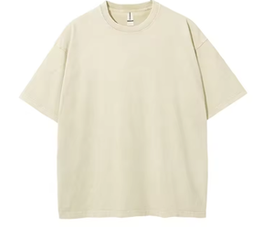 Camiseta Oversize de Algodón 100% de 250 g/m² con Diseño en Blanco, Estilo Vintage, Lavado Ácido, Color Negro, con Logotipo Personalizado, Tallas Grandes 2025 - Product Image 5