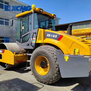XCMG rullo compressore compattatore a rullo stradale ufficiale XS123 12ton rullo vibratorio a tamburo singolo - Product Image 5