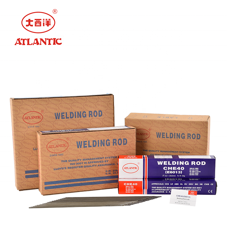 ATLANTIC OEM OBM ODM Welding Consumables Rutile Type Welding Electrodes Rod AWS A 5.1 E6013 Carbon Steel Welding