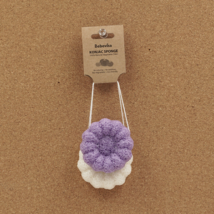 2025 New Arrival tiktok Hot ăn được hoa hình dạng xà phòng miếng bọt biển chống vi khuẩn Massager bàn chải chăm sóc da mặt miếng bọt biển - Product Image 5