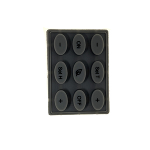 Tùy Chỉnh Bền <span class=keywords><strong>Silicone</strong></span> Cao Su Bàn Phím Dập Nổi Đẩy Nút Màu Đen Dẫn Điện Dot Cho Các Thiết Bị Gia Đình Fpc FFC Bóng/Matt Kết Thúc - Product Image 5