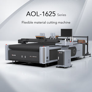 高速革生地CNCフラットベッドカッターデジタルナイフプロッタ靴用家具作り - Product Image 3