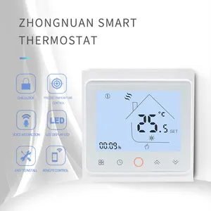 Thermostat intelligent wifi, programmable, fonctionne avec l'application tuya