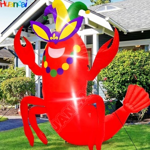 7ft tùy chỉnh quảng cáo ngoài trời <span class=keywords><strong>Inflatable</strong></span> tôm phim hoạt hình phát sóng <span class=keywords><strong>3D</strong></span> tôm hùm mô hình bơm hơi tôm - Product Image 1