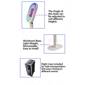 2025 aucun outil installer <span class=keywords><strong>portable</strong></span> fête salsa ovale ipad coque de cabine <span class=keywords><strong>photo</strong></span> avec miroir acrylique ipad photobooth machine kiosque prix - Product Image 6