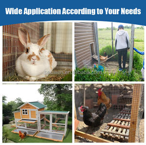 Vente chaude Rouleau de grillage soudé galvanisé de 1/2 pouce 48 pouces x 100 pieds Trempé à chaud pour clôtures de jardin Cages pour animaux 100% coupe carrée - Product Image 4