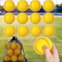 Pelota de Entrenamiento de Espuma Ligera de PU Suave para Práctica de Béisbol, para Jóvenes, Uso en Interiores y Exteriores, Juego de Ejercicio de Béisbol, Suministro al por Mayor OEM