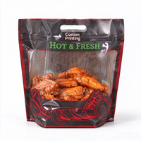 Sachet Doypack Personnalisé en PE de Qualité Alimentaire pour Poulet Rôti et Poulet Entier, Emballage Alimentaire Micro-ondable