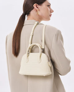 Sac à main en cuir véritable pour femme, grande capacité, motif crocodile, en cuir de vachette première couche, vente en gros - Product Image 2