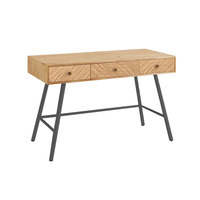 Table console élégante Boho-Chic de haute qualité petit mobilier moderne avec bois et fer forgé pour salon ou hôtel